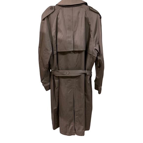 Perusal Taupe Trench Coat size 40S - Picture 6 of 14